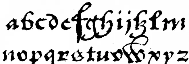 1742Frenchcivilite Font Litere mici
