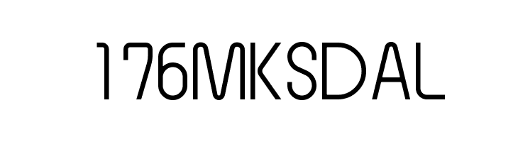 176MKSDAL  font caratteri gratis