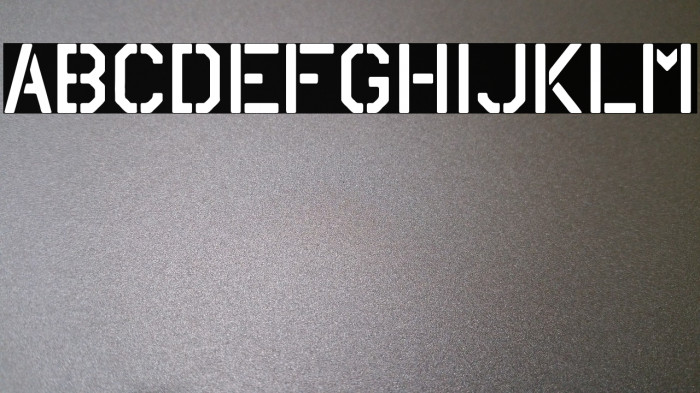 18 ARMY Font examples