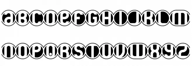 18 Holes BRK फ़ॉन्ट लोअरकेस