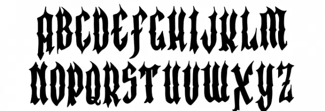 18 Years & 88 Names Шрифта ВЕРХНИЙ