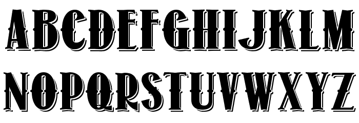 1873 Winchester Font LOWERCASE