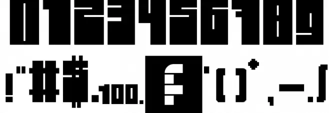 1896 Regular Font OTHER CHARS