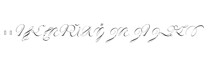 18th Century Initials फ़ॉन्ट