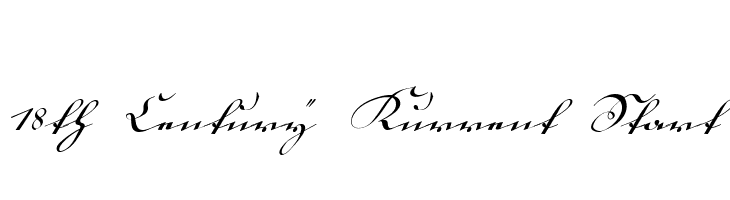 18th Century Kurrent Start  Frei Schriftart Herunterladen
