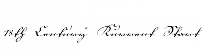 18th Century Kurrent Start  baixar fontes gratis