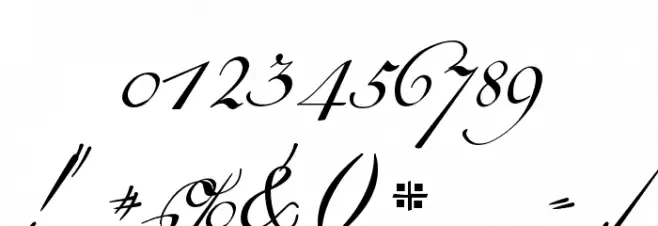 18th Century Kurrent Text Font OTHER CHARS
