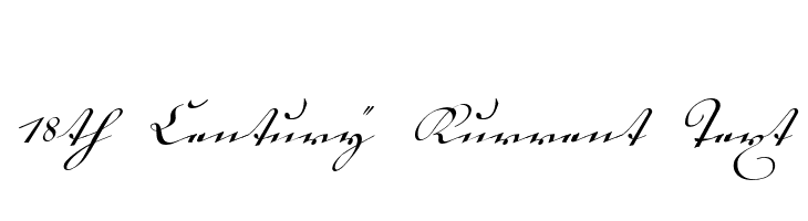 18th Century Kurrent Text Font