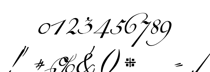 18th Century Kurrent Text Шрифта ДРУГИЕ символов