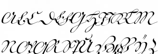 18th Century Kurrent Text Fuentes MAYÚSCULAS