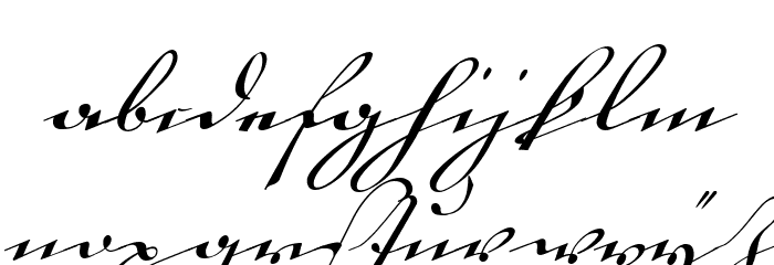 18th Century Kurrent Text Шрифта строчной