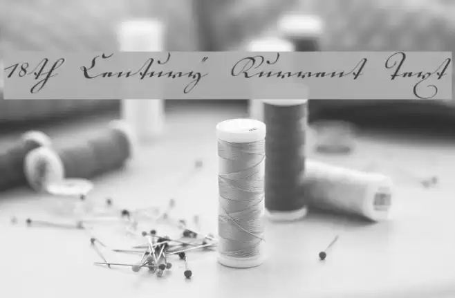 18th Century Kurrent Text Font examples