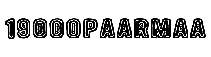19 000 paarmaa Font