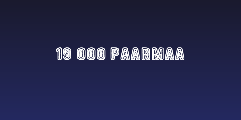19 000 paarmaa Social Header