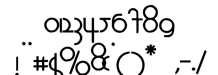 1920 Bold Font OTHER CHARS