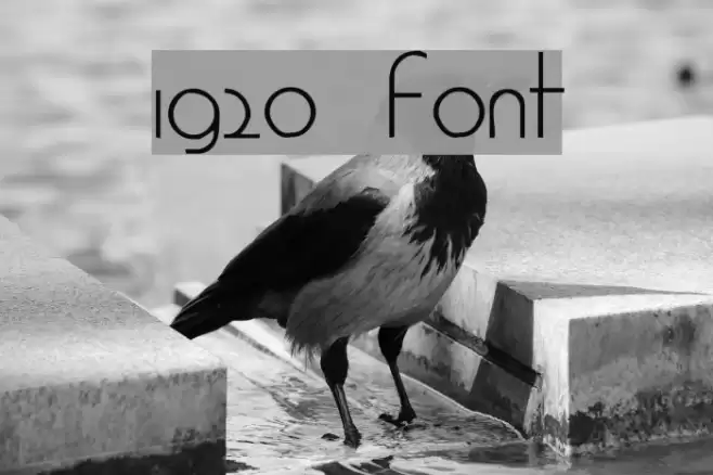 1920 Schriftart examples