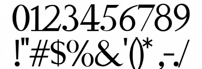 1927 Epoque Font OTHER CHARS