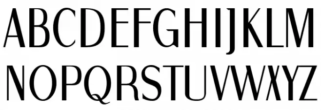 1927 Epoque Schriftart Groß