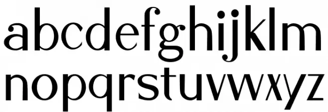 1927 Epoque Font LOWERCASE