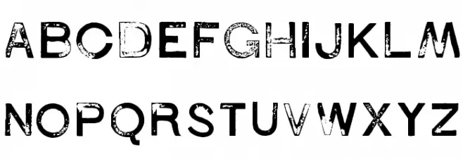 1938 STeMPEL Schriftart Groß
