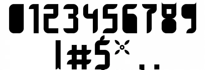 1945 Regular フォント その他の文字