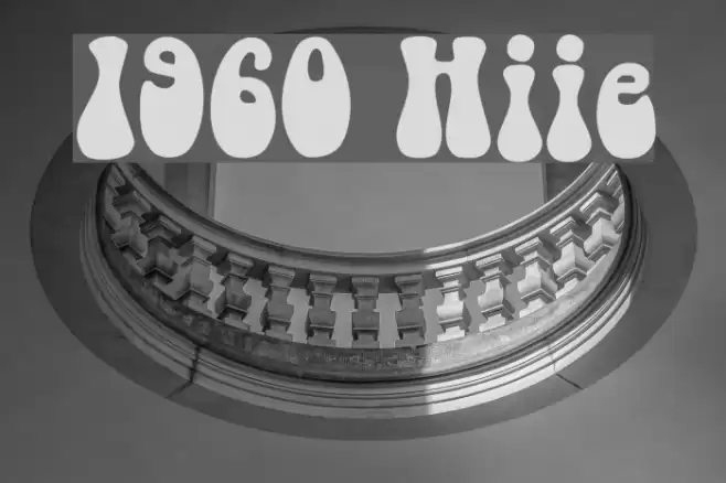 1960s Hippie Font examples