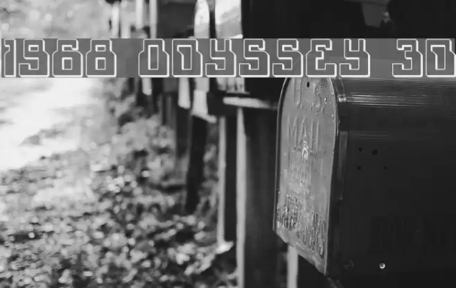 1968 Odyssey 3D Polices examples