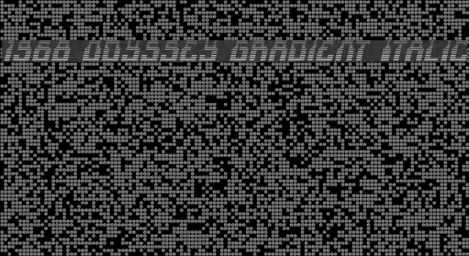 1968 Odyssey Gradient Italic Schriftart examples