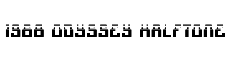 1968 Odyssey Halftone لخطوط تنزيل