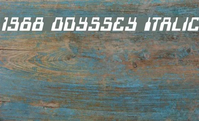1968 Odyssey Italic Example 2