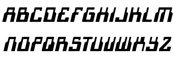 1968 Odyssey Italic Font LOWERCASE