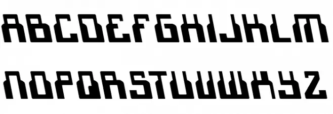 1968 Odyssey Leftalic 字体 小写