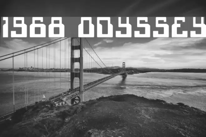 1968 Odyssey Font examples