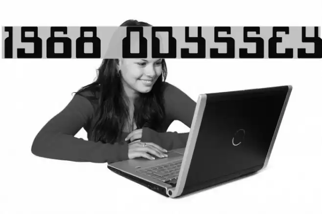 1968 Odyssey Font examples