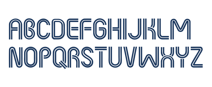 1970 Porno Regular Uppercase