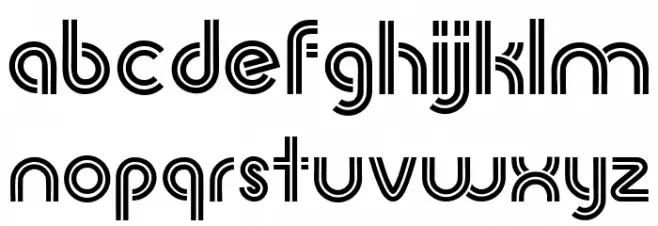 1970 Porno Regular Fuentes MINÚSCULAS