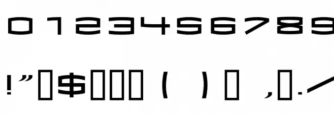 1979 Font Alte caractere