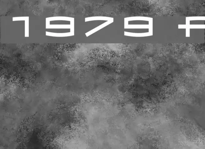 1979 Font examples