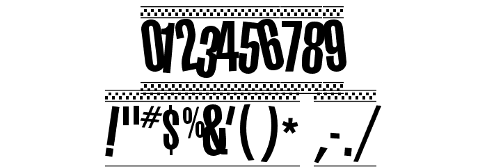 1980 Portable Font OTHER CHARS