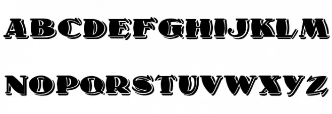 1998A Schriftart Kleinbuchstaben