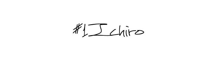 #1Ichiro 字体