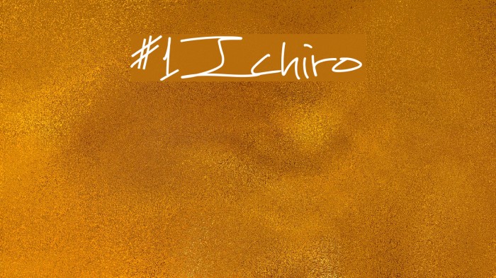 #1Ichiro Font examples