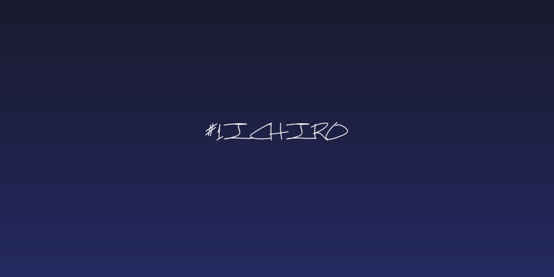 #1Ichiro Social Header