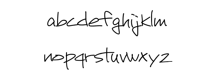 #1Ichiro Font LOWERCASE