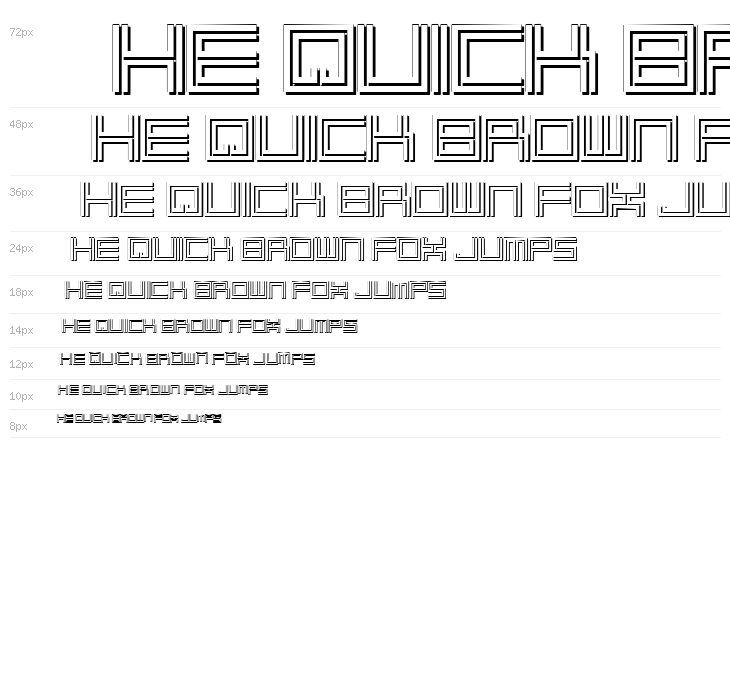 2 Lines shadow Waterfall