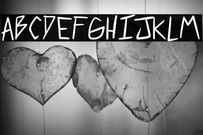 2 much coffee Font examples