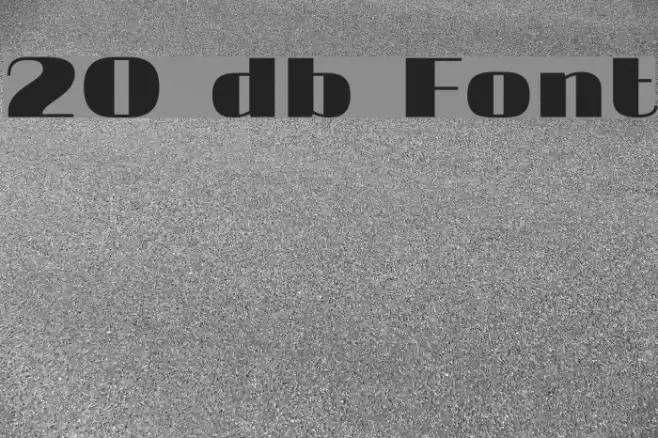 20 db Fuentes examples
