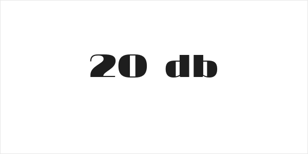 20 db Logo