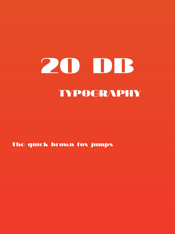 20 db Poster