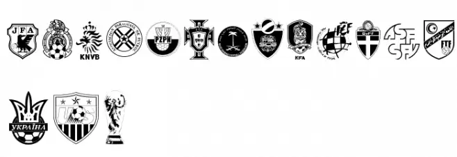 2006 Team フォント 大文字